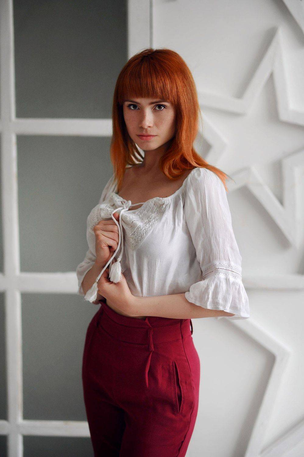 Девушка, белый ,рыжая, рыжий , Денис Лыткин