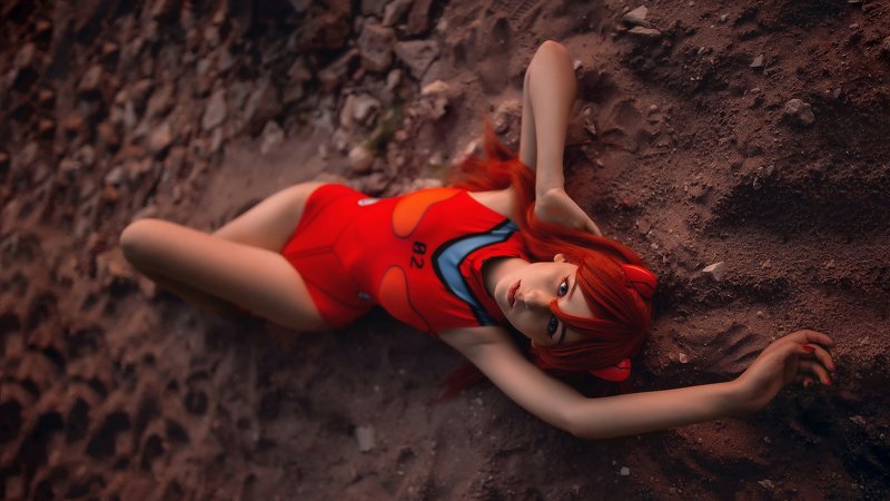 Евангелион, Аска, косплей, cosplay  Евангелион фото превью