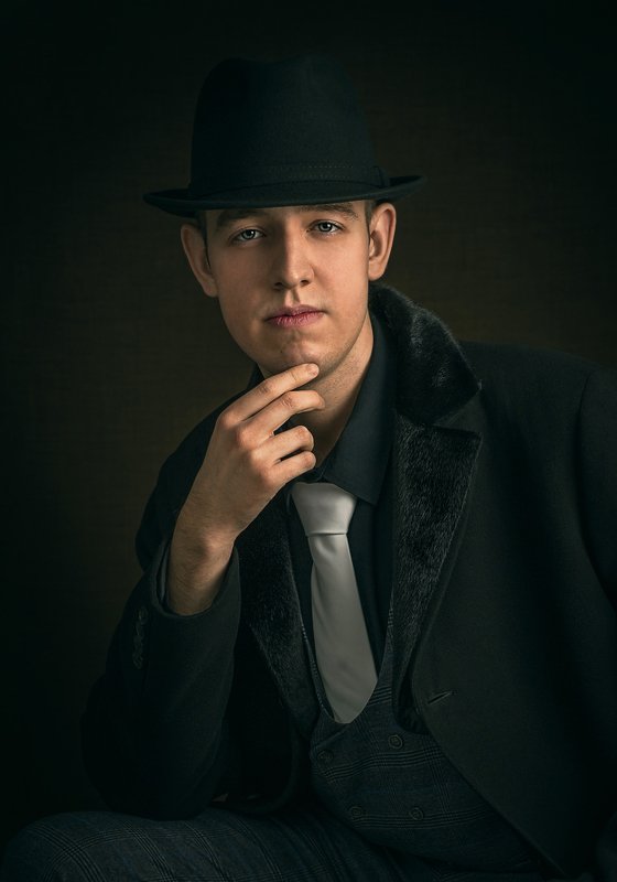 мужской_портрет портрет камерный_портрет студийная_съёмка Владислав П. фото превью