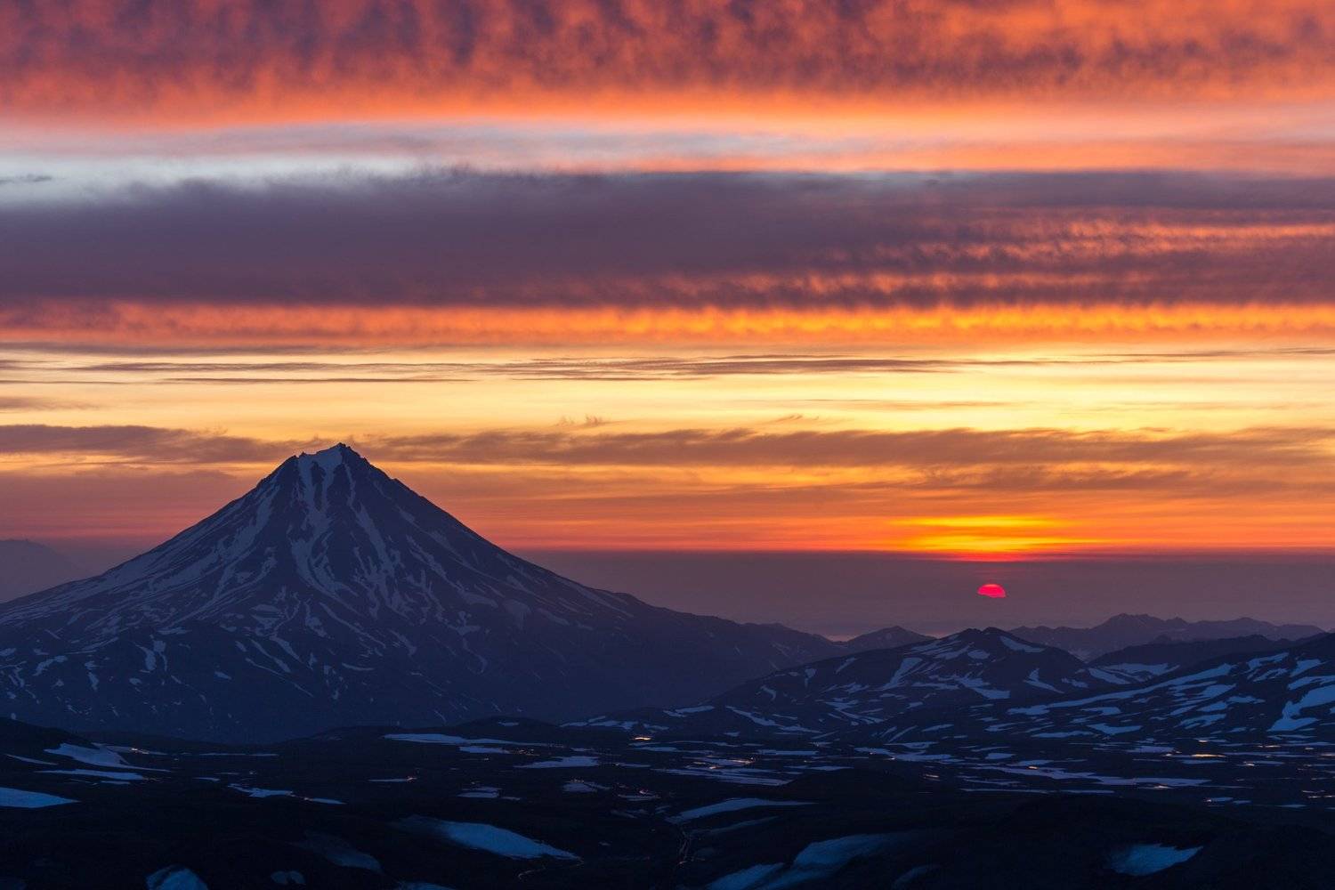 Камчатка, фототур, вулканы, путешествия, природа, рассвет, Елена Верещака