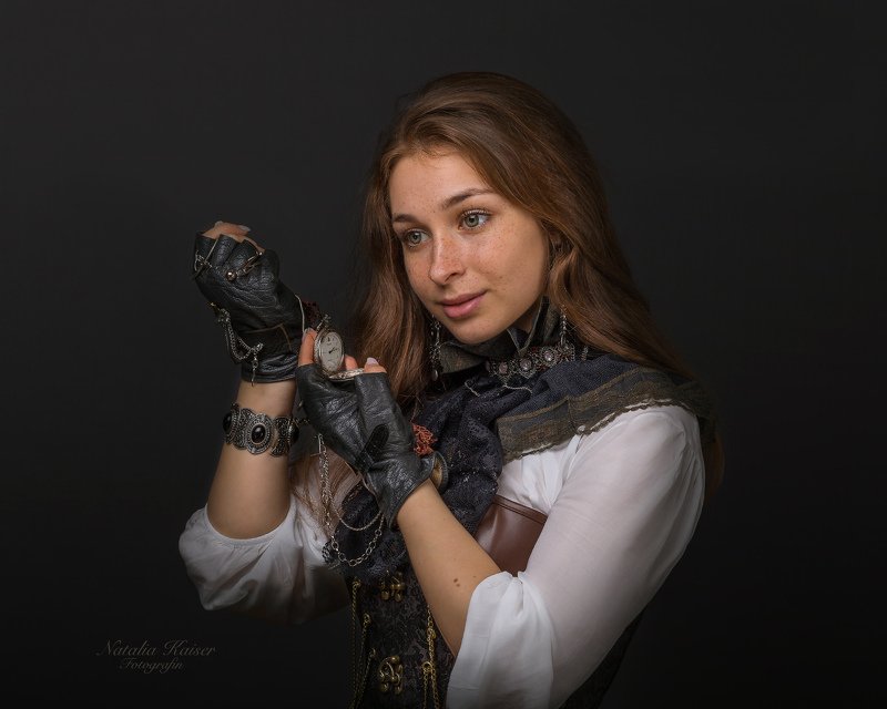 портрет в стиле Стимпанк фото превью