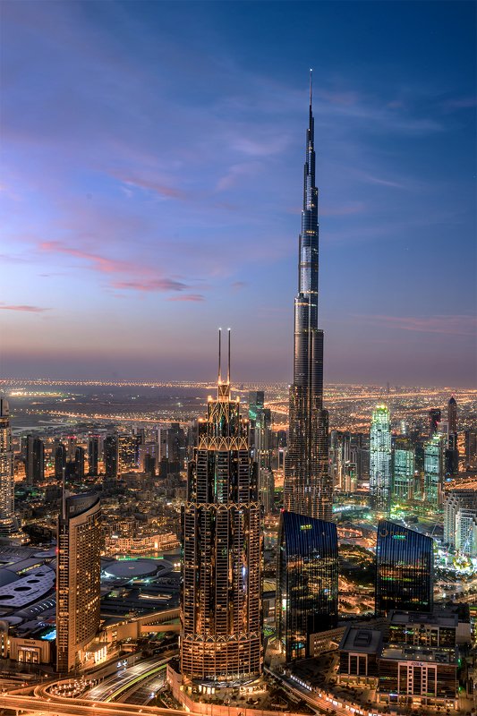 dubai cityscape architecture longexposure rooftop photography Dubai Cityscape фото превью