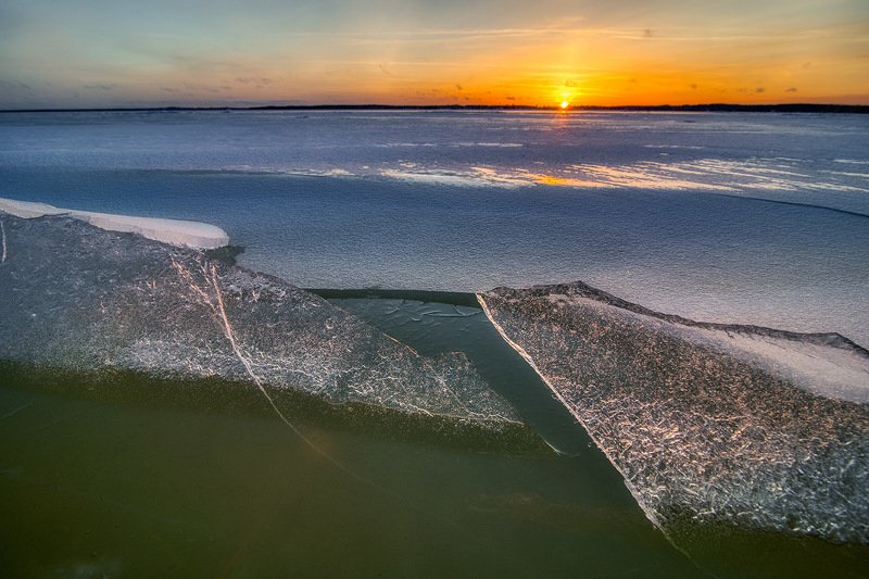 Закатный лёд фото превью