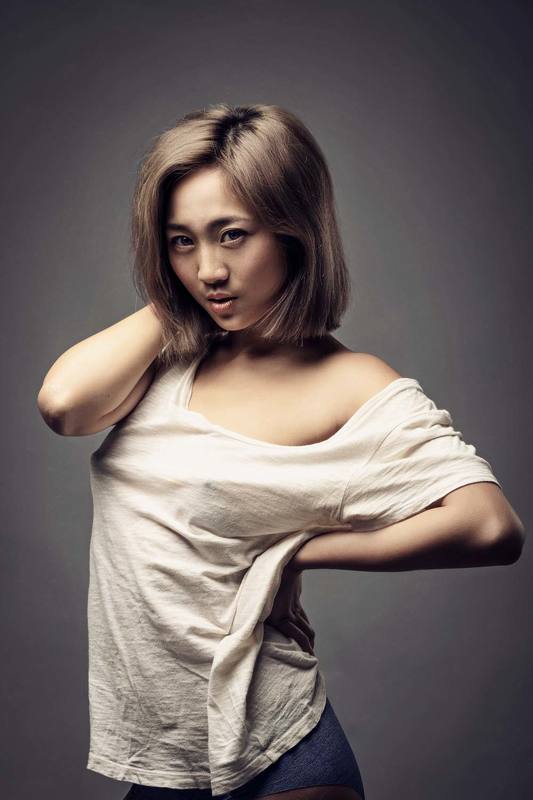 девушка, портрет, азиатка, студийный портрет, дикая ретушь, ретушь вырыви глаз, Nancy фото превью