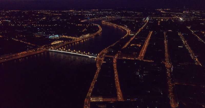 санкт-петербург_нева_финляндский вокзал_литейный мост_набережные_петроградская сторона Ночь и тишина, данная на век. фото превью