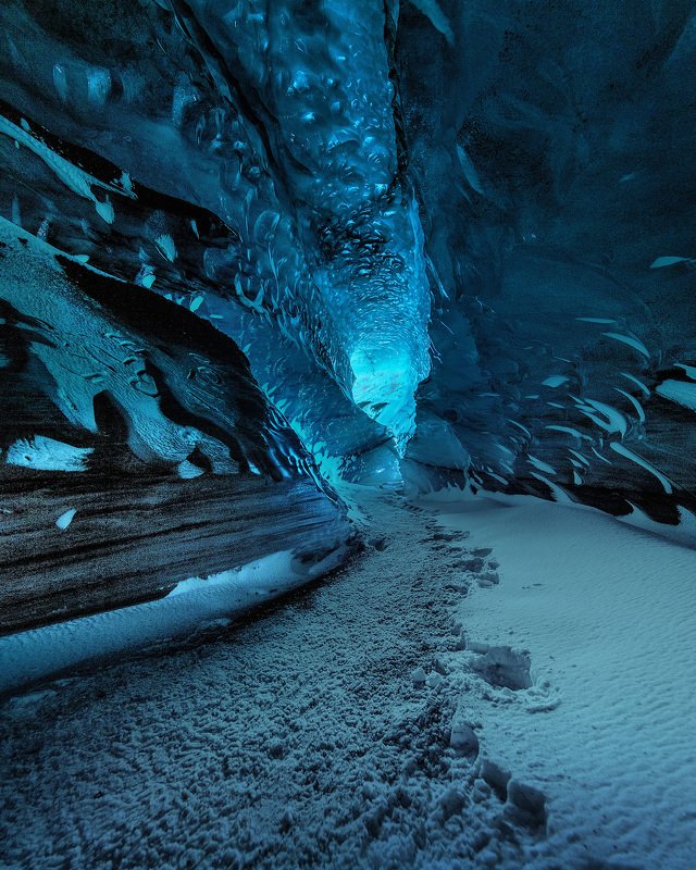 Ледяные пещеры. Исландия фото превью