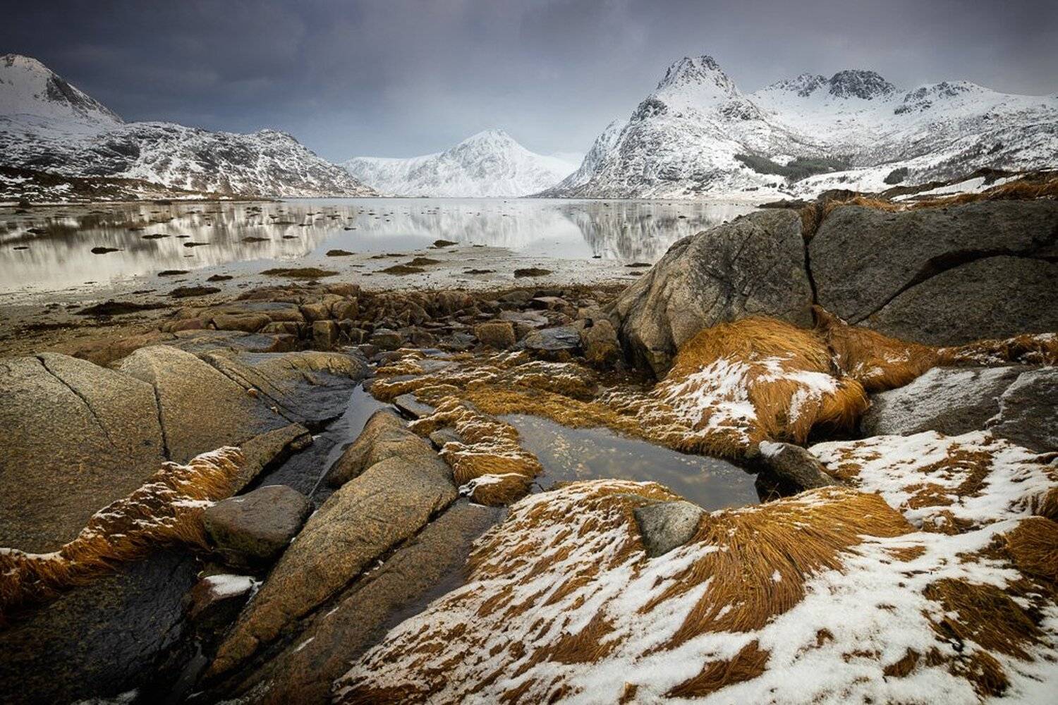 lofoten,norway,winter,shore,coast,beach,flakstadpollen, Adrian Szatewicz
