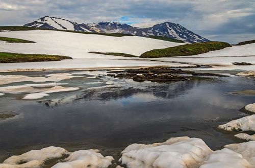Весна в горах Камчатки