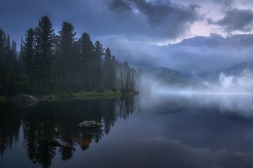 Утро в Саянах