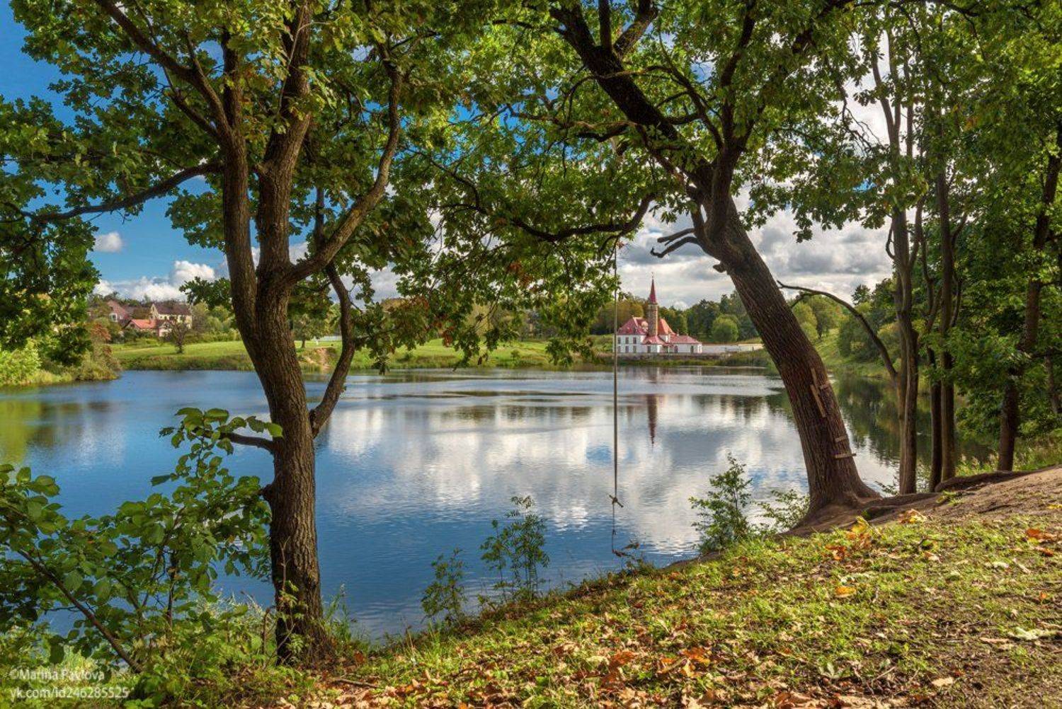 город, город гатчина, приоратский парк, приоратский дворец, озеро чёрное, городской пейзаж,, Марина Павлова