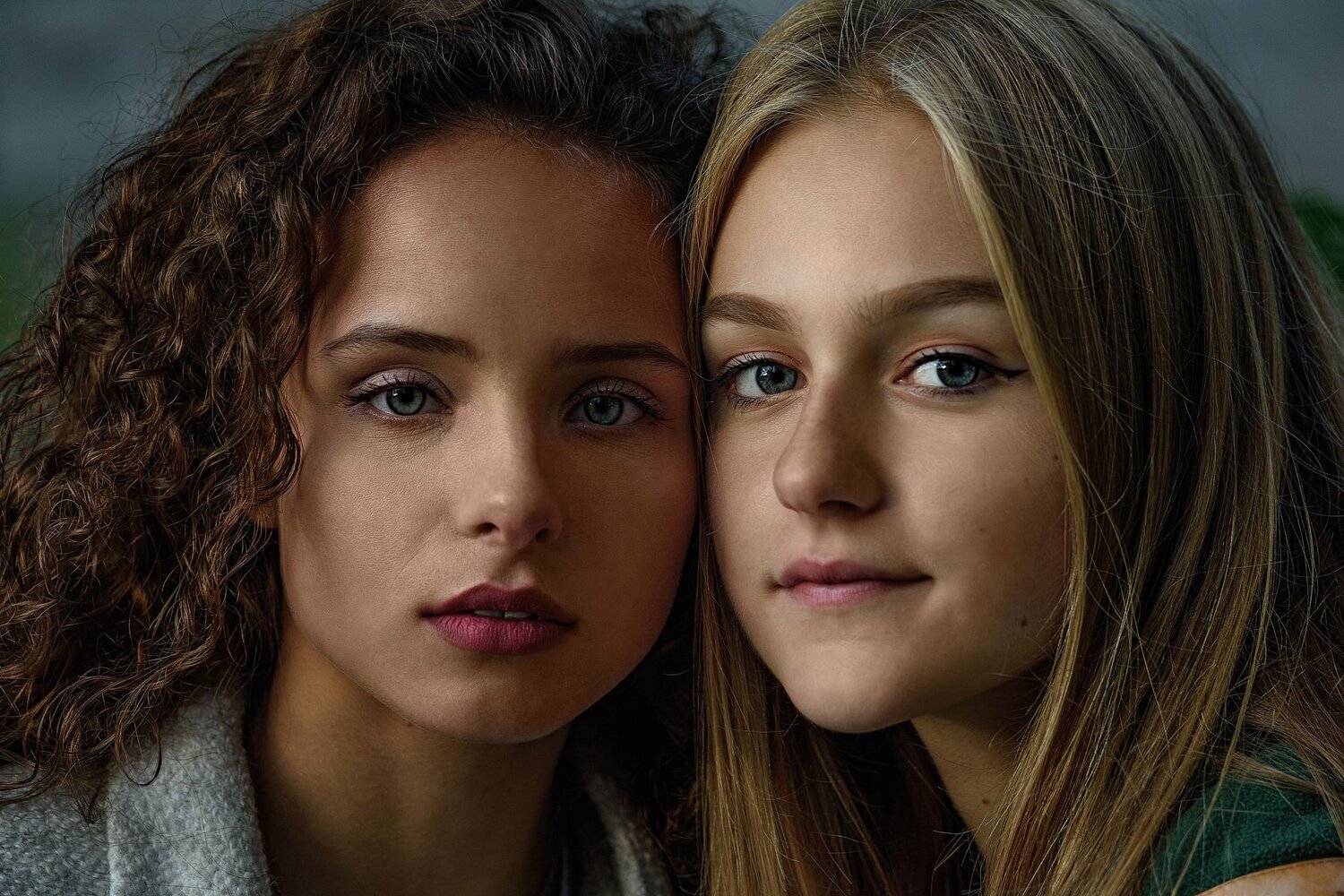 модели, девушки, красота, подруги, дружба, двойной портрет, friends, girls, innocent, smile, eyes, girlfriends, model, Максим Михайлов