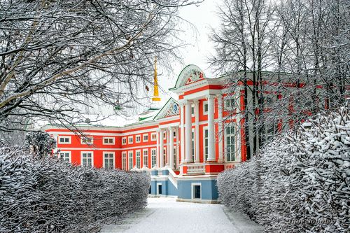 Зима в Кусково