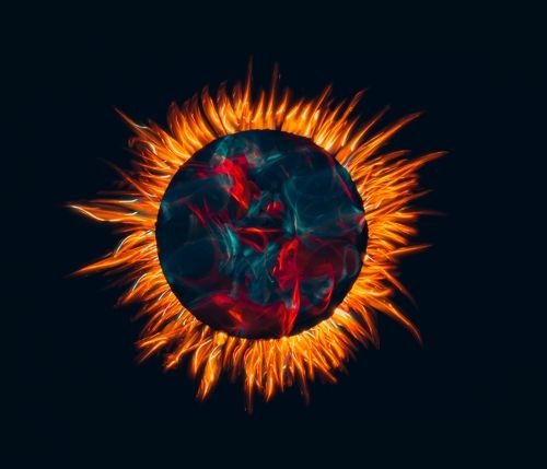 CoronaEarthus. I think from space our earth now looks like this. Думаю, из космоса наша планета выглядит именно так.