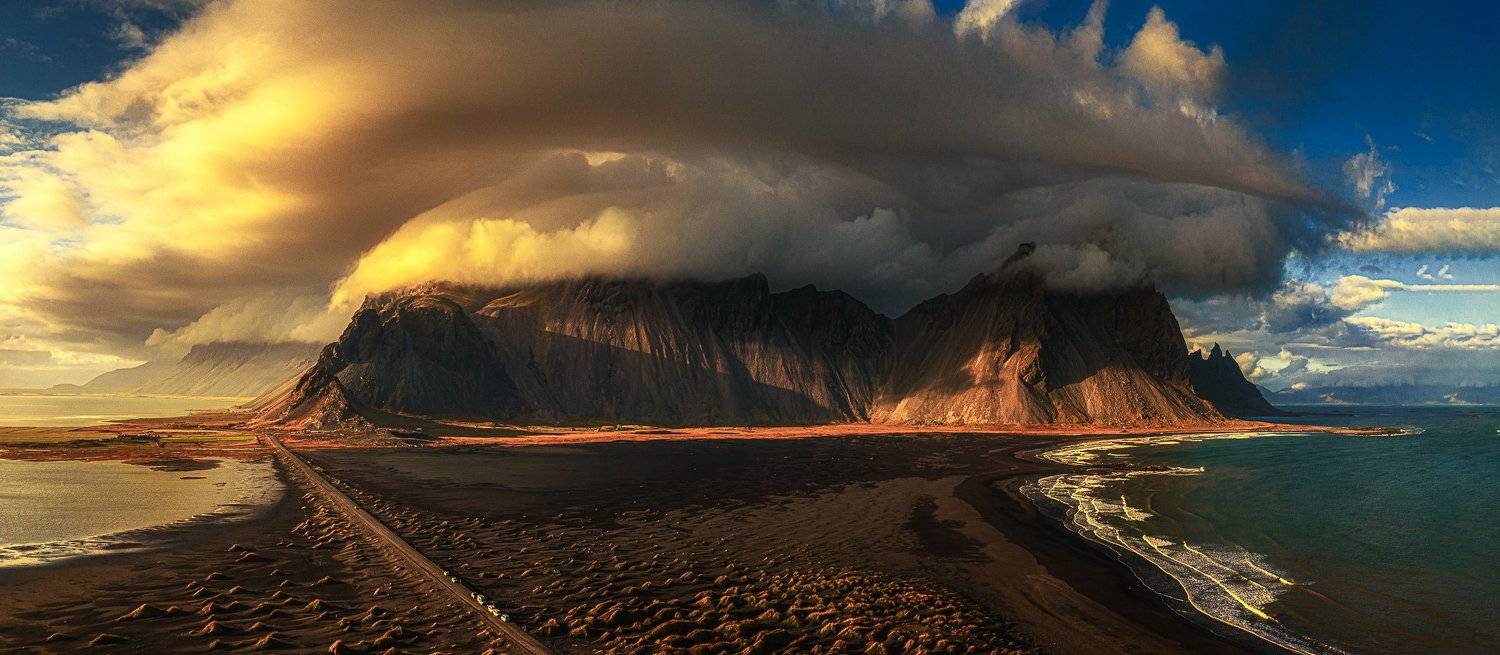 iceland,cloud,vestrahorn, Marek Biegalski