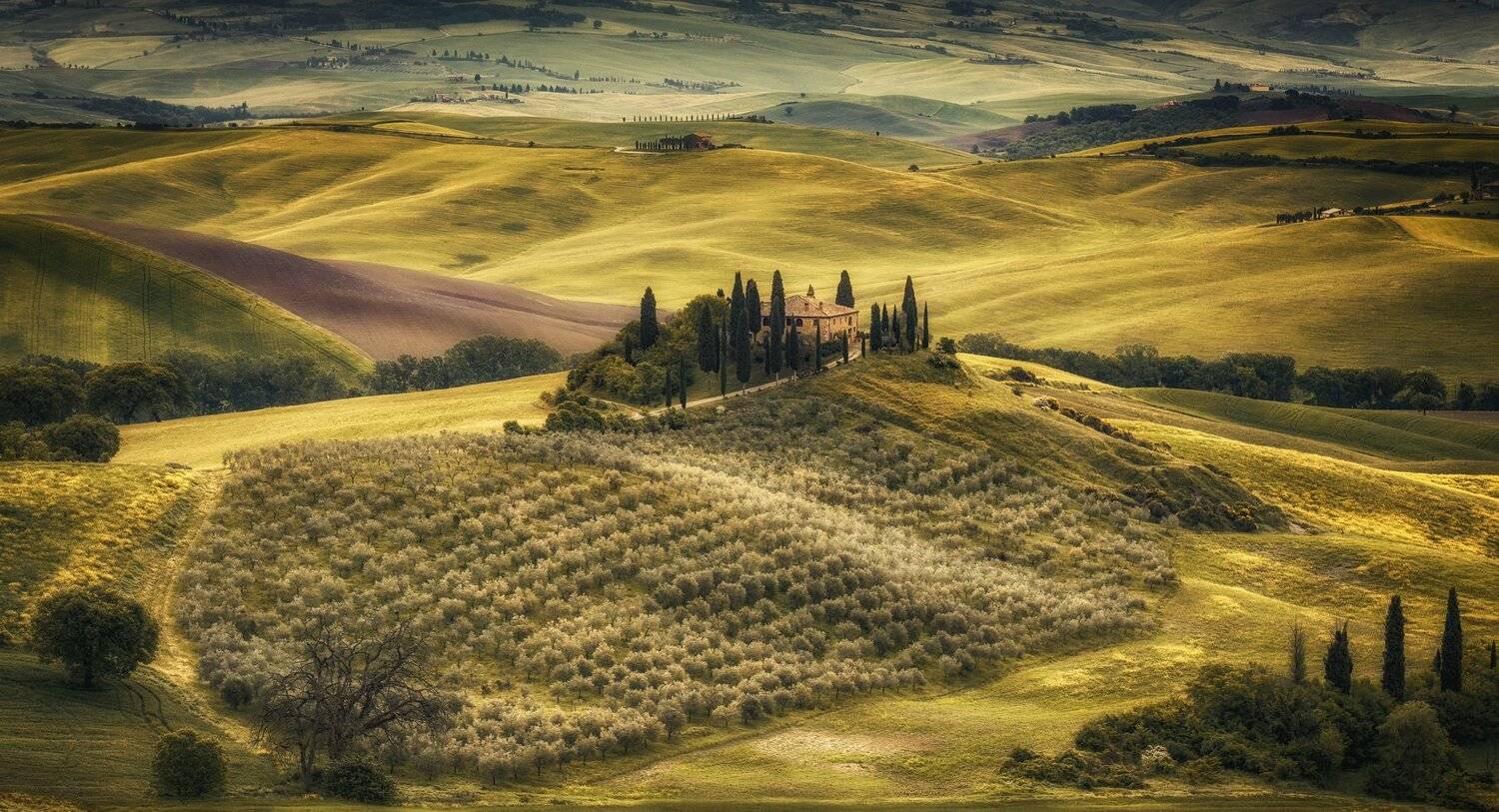 тоскана, италия, вилла, холмы, Александр Безмолитвенный