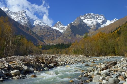 Осень в горах Домбая
