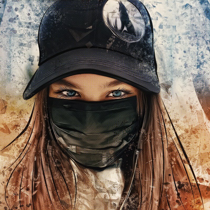 арт-портрет по фото из инстаграма фото превью