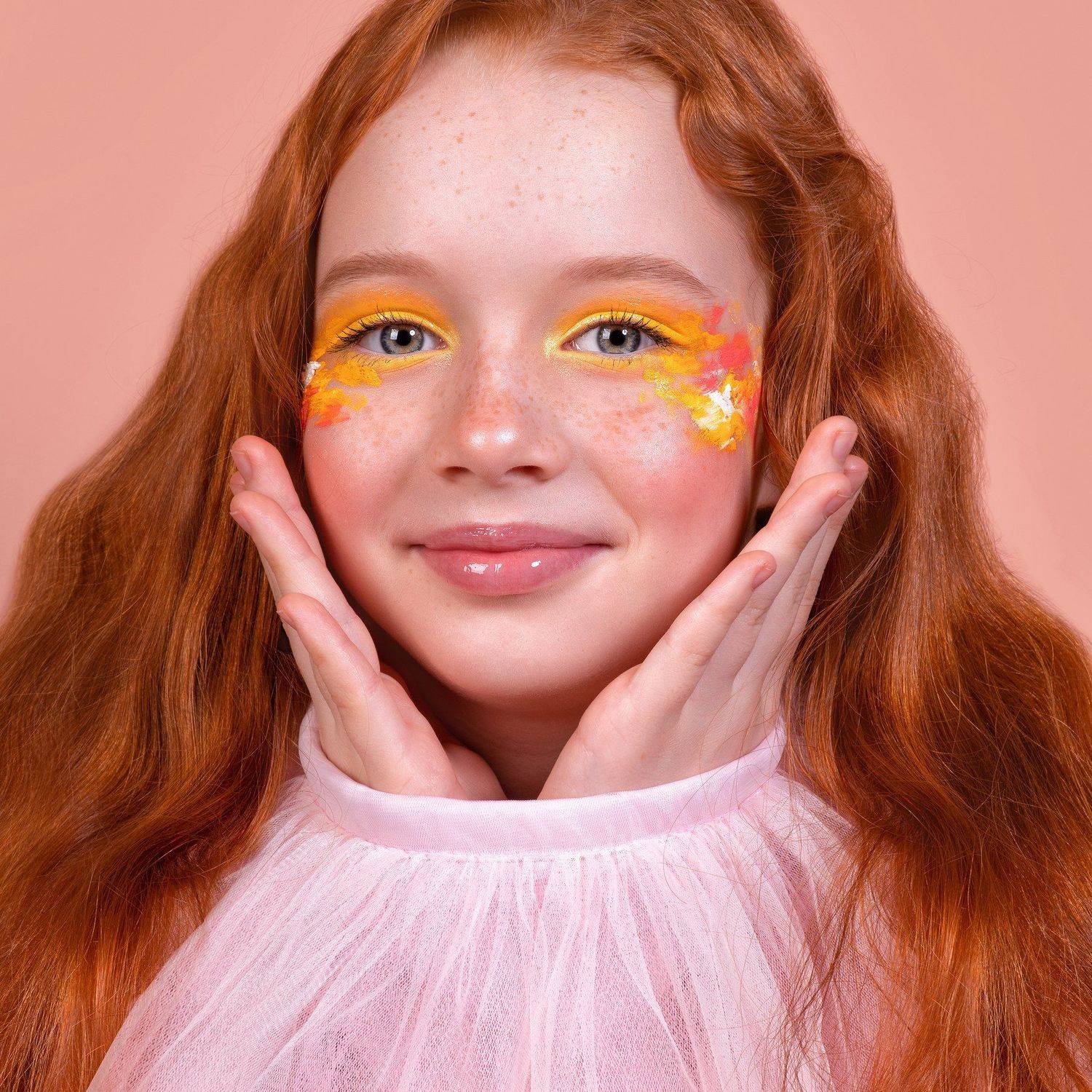 гламур девочка рыжий глаза, Ольга Алехина