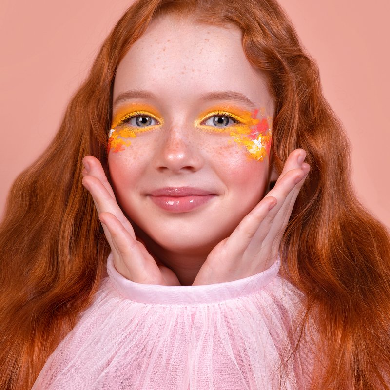 гламур девочка рыжий глаза Кэт фото превью