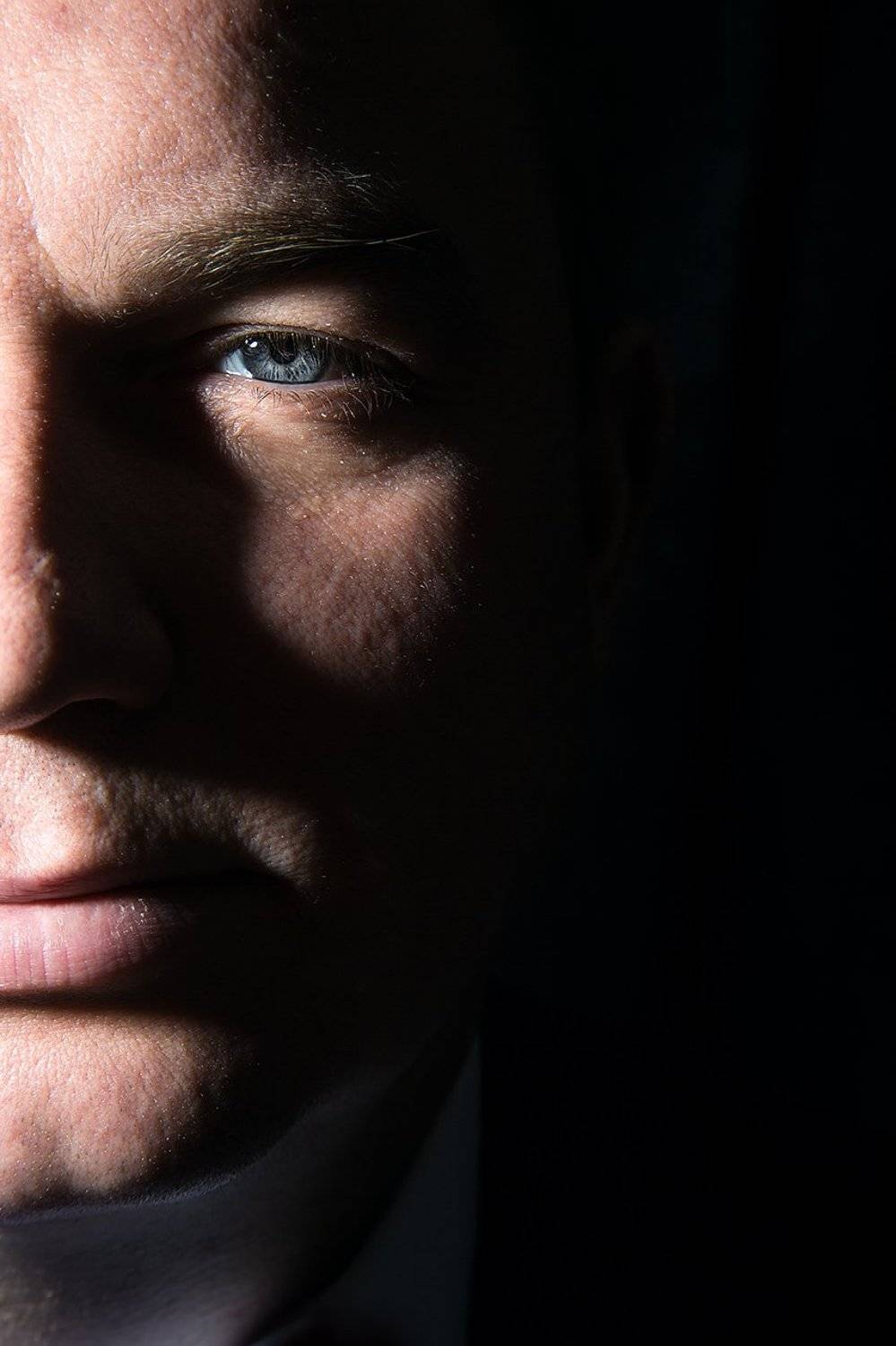 мужчина, левая часть лица, глаз, портрет, красивый, Дарья Комарова