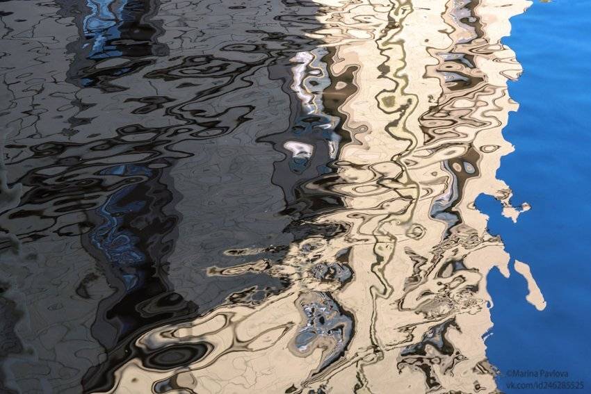 акваабстракция, абстракция, акваграфика, отражения на воде, парейдолия, санкт-петербург, город,зимняя канавка, Марина Павлова