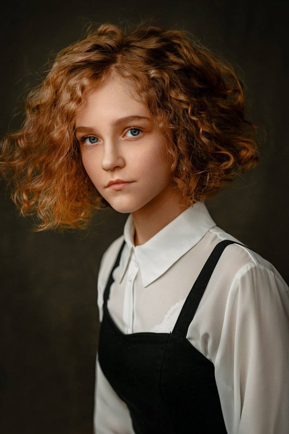 кудряшки, портрет, девушка, Надежда Бочарникова