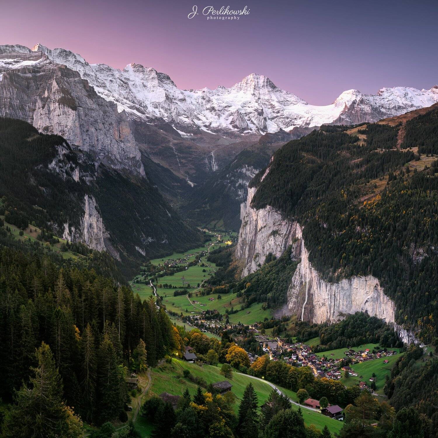 swiss, switzerland, morning, mountains,eiger, lauterbrunnen, wengen, Jakub Perlikowski