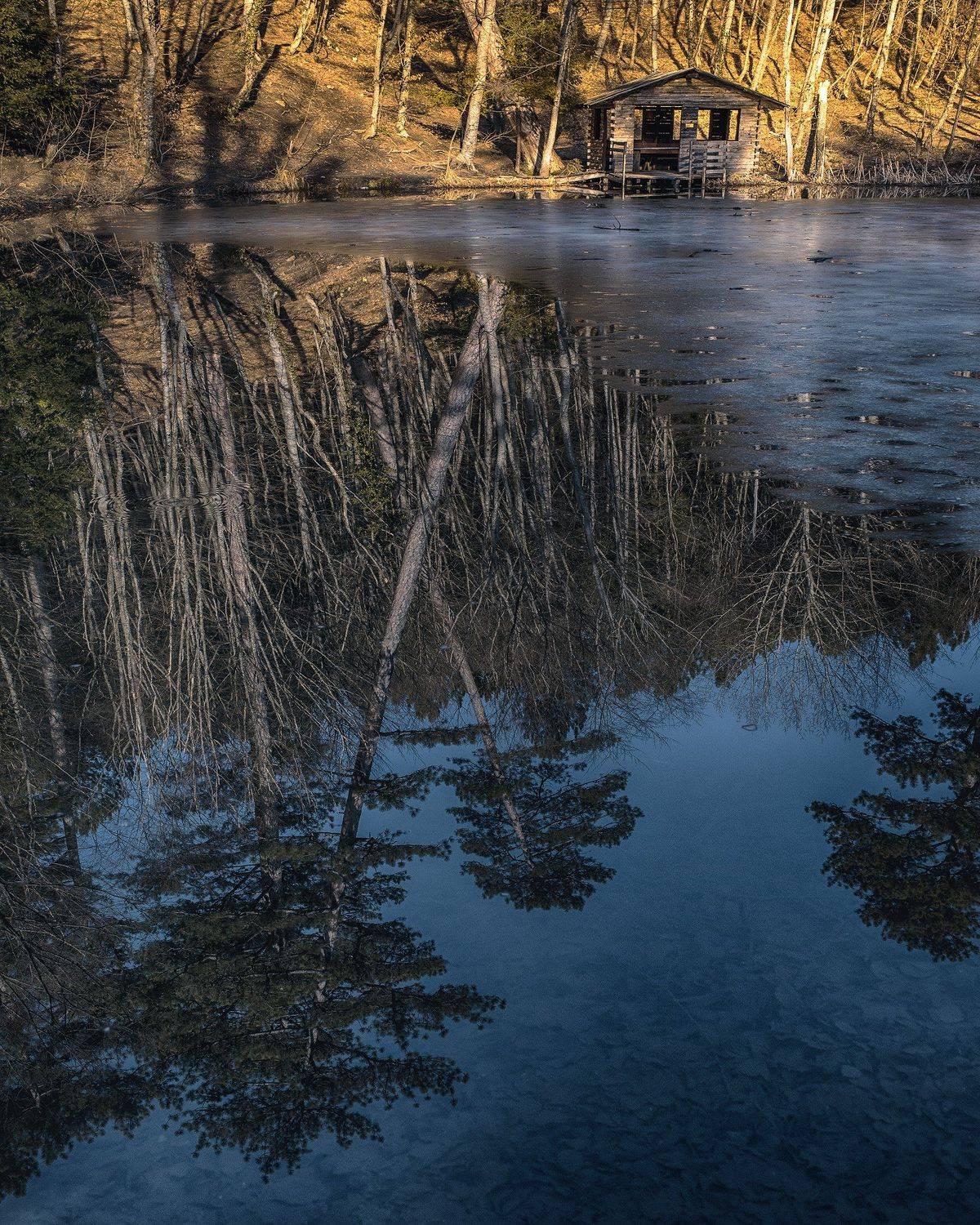 домик, ай-петри, крым, озеро, Sergey Lexin