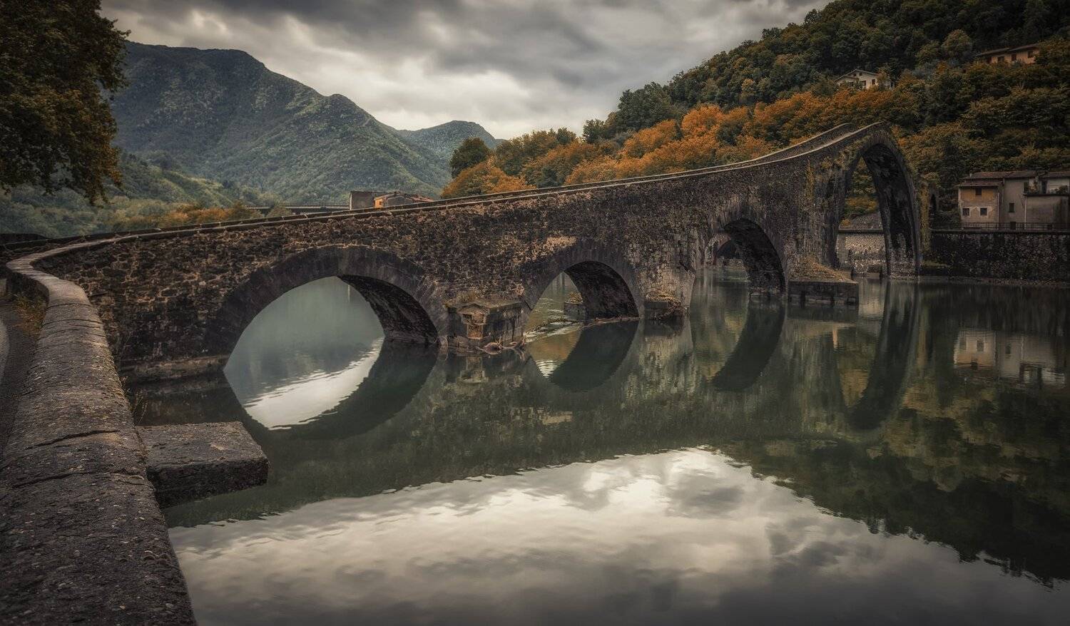 мост, река, отражение, Александр Безмолитвенный