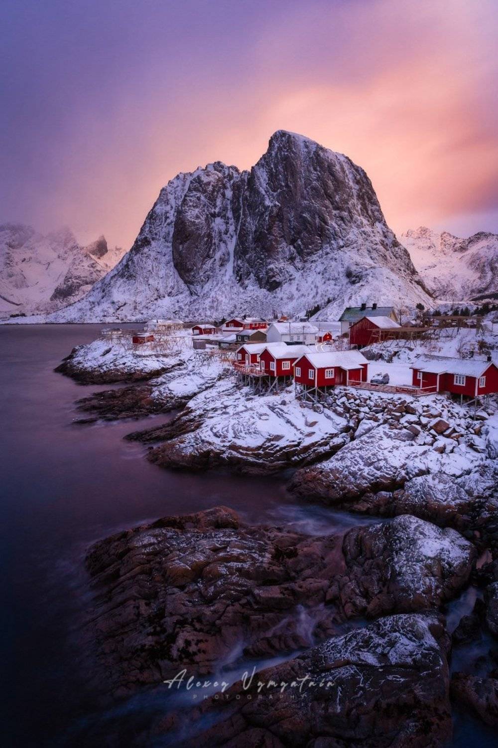 lofoten, norway, reine, sunrise, landscape, island, iconic, Алексей Вымятнин