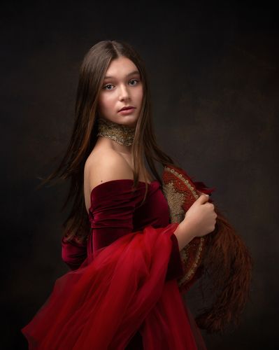 Portrait of daughter