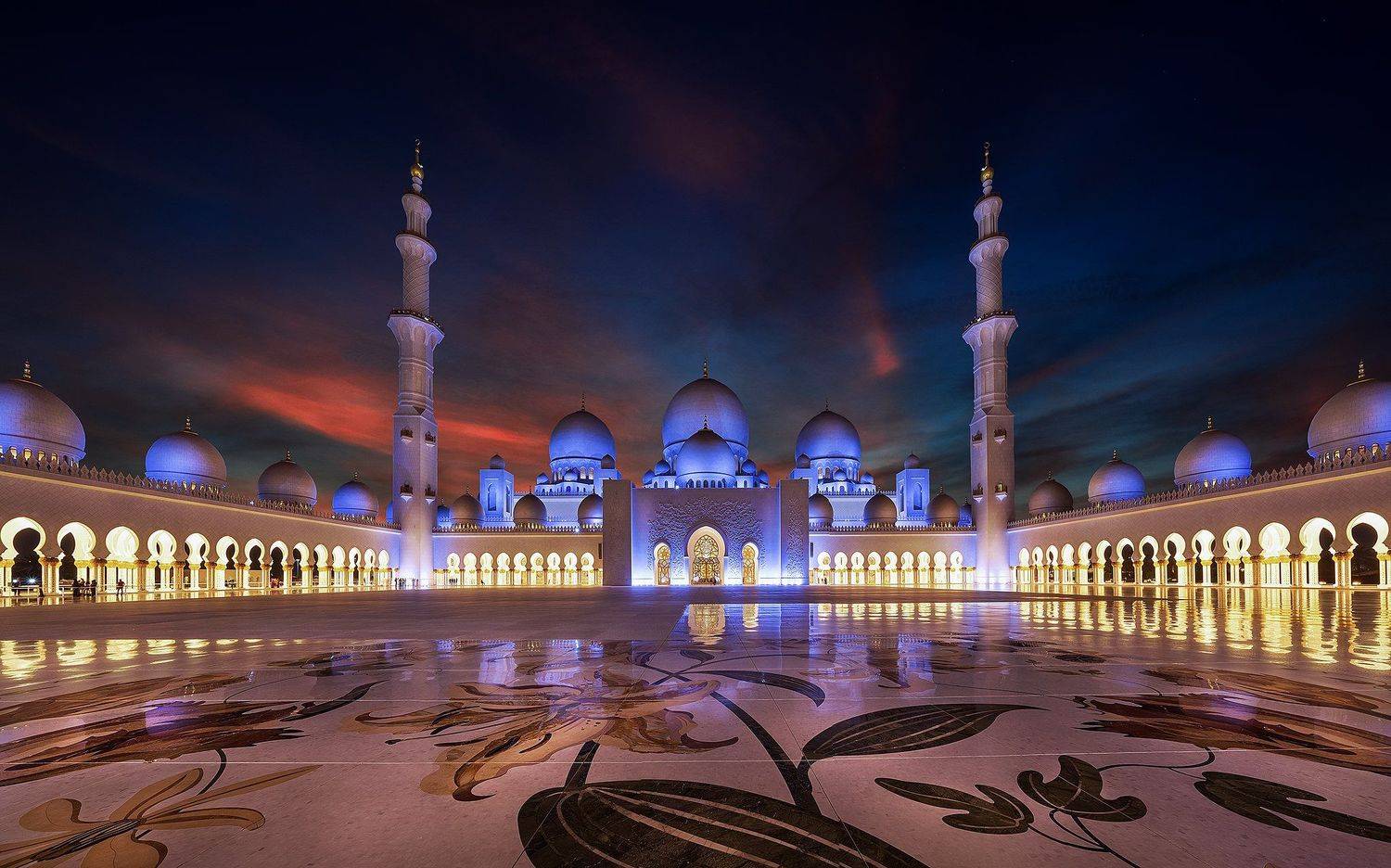 mosque, uea, sky, sunset, dubai, no people, muslim, sky, Pawel Olejniczak