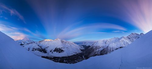 Сумерки в Приэльбрусье