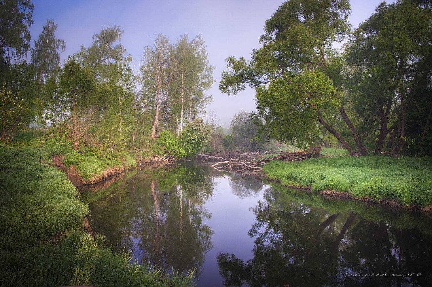 утро, рассвет, пейзаж, московская область, Александр Кыров