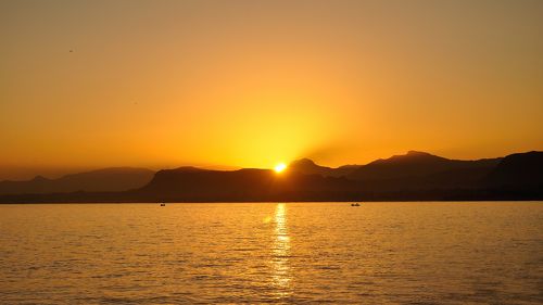 sun set in Sicilla