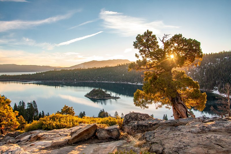 #nature#outdoors#trip#sunrise#usa#nevada Emerald Bay -Tahoe. фото превью