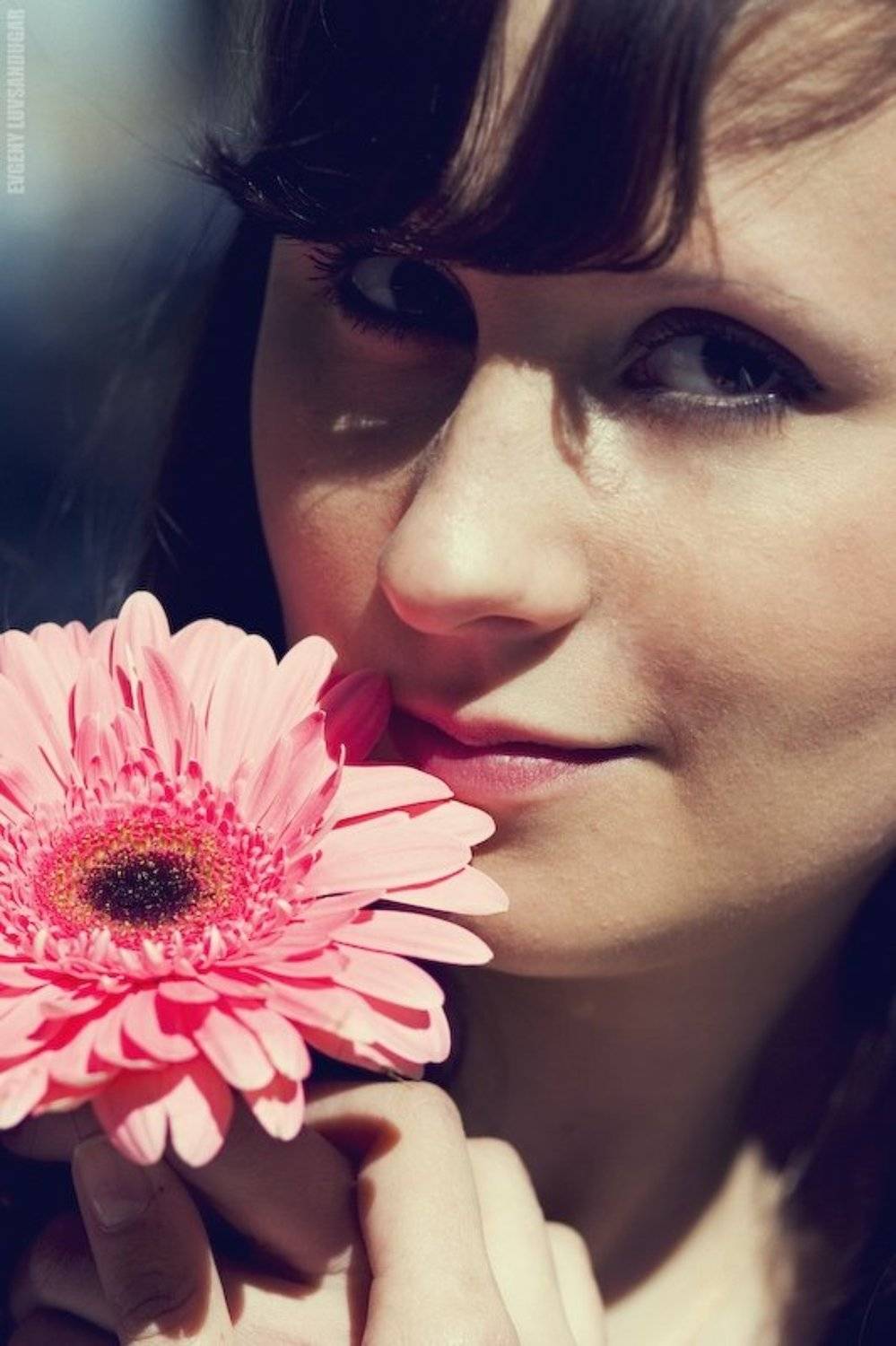 девушка, портрет, цифра, Евгений Лувсандугар