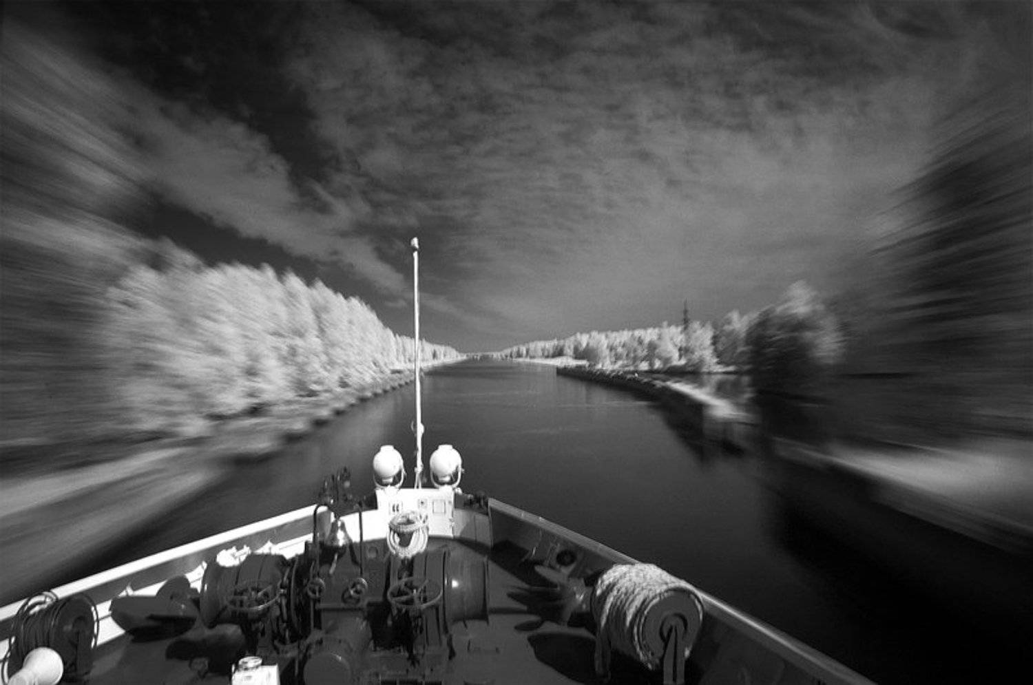 река, infrared, теплоход, tsoeor