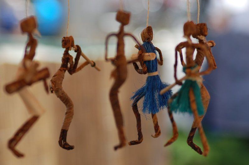 африка, саванна, фигурки, танец Дух саванны фото превью