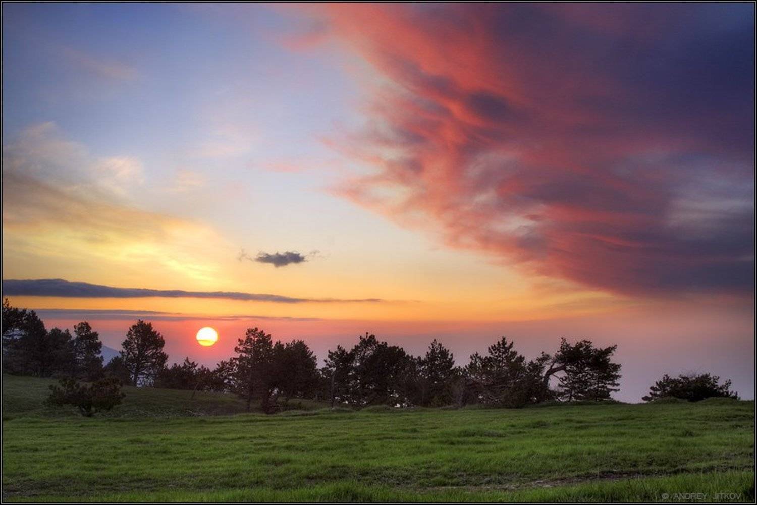 крым, рассвет, небо, солнце, Андрей Житков