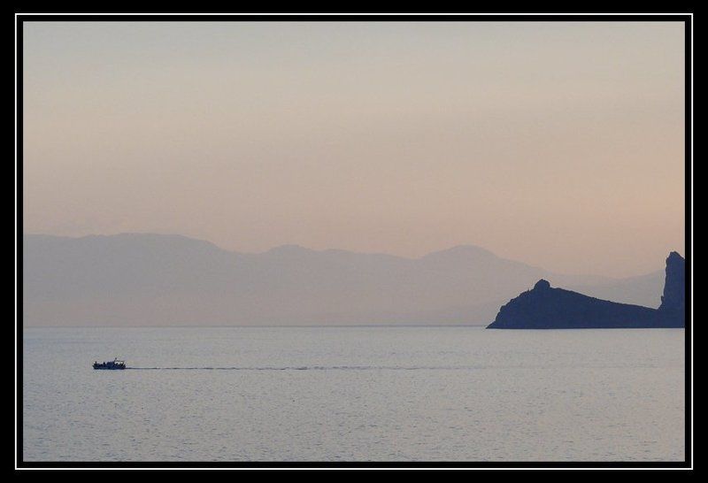 море, горы, вечер, крым Южный берег Крыма фото превью