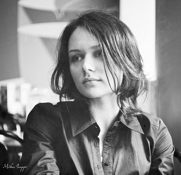 портрет, очень, красивой, девушки, Jagger