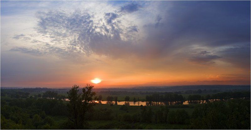 закат, горящий пламенем души.. фото превью