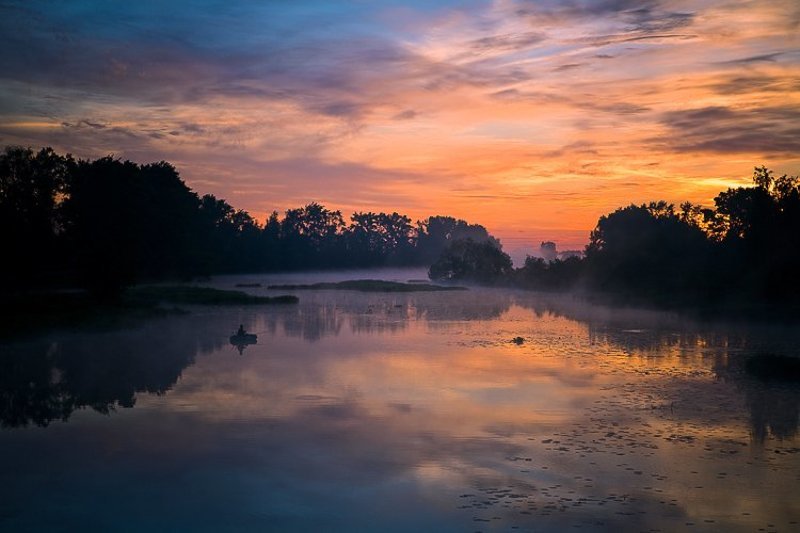 Рассвет под Питером фото превью