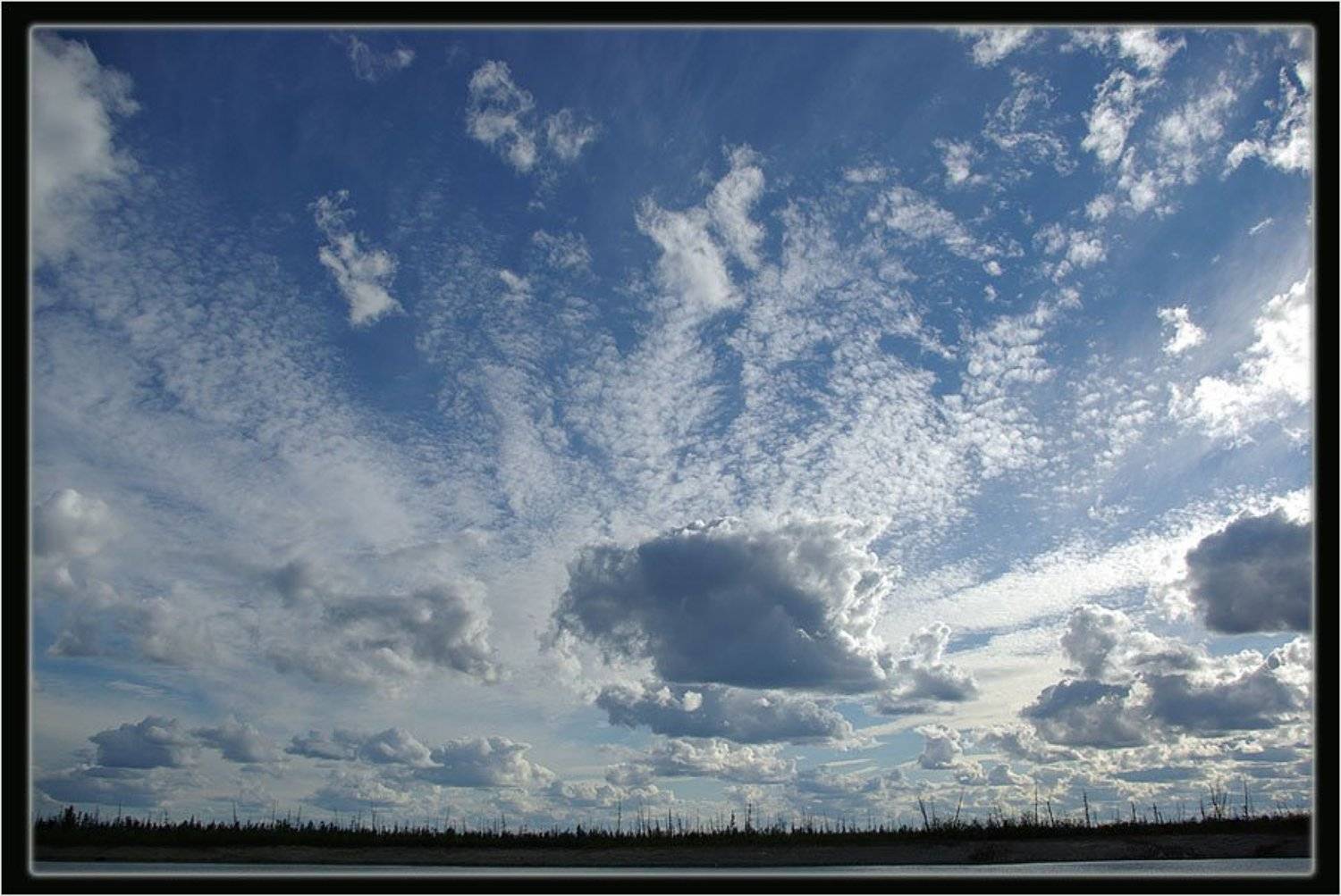 облака,небо, Солодухин Виктор