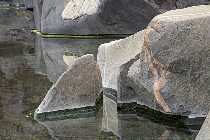 ладога, хунукка, камни, вода Цветная геометрия фото превью