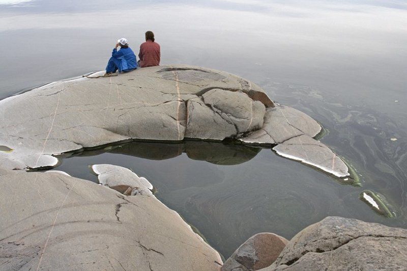ладога, хунукка, камни, вода На краю мира фото превью