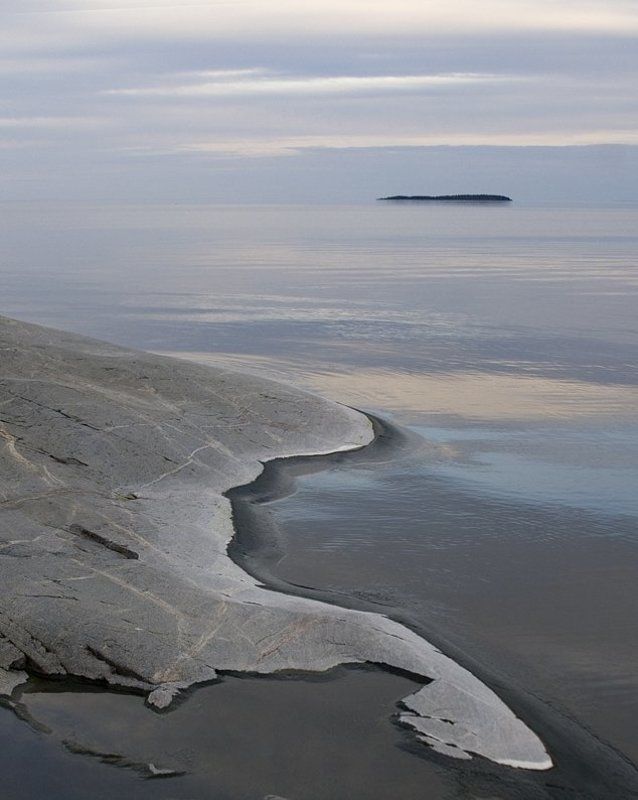 ладога, хунукка, камни, вода Нежность Большой воды фото превью