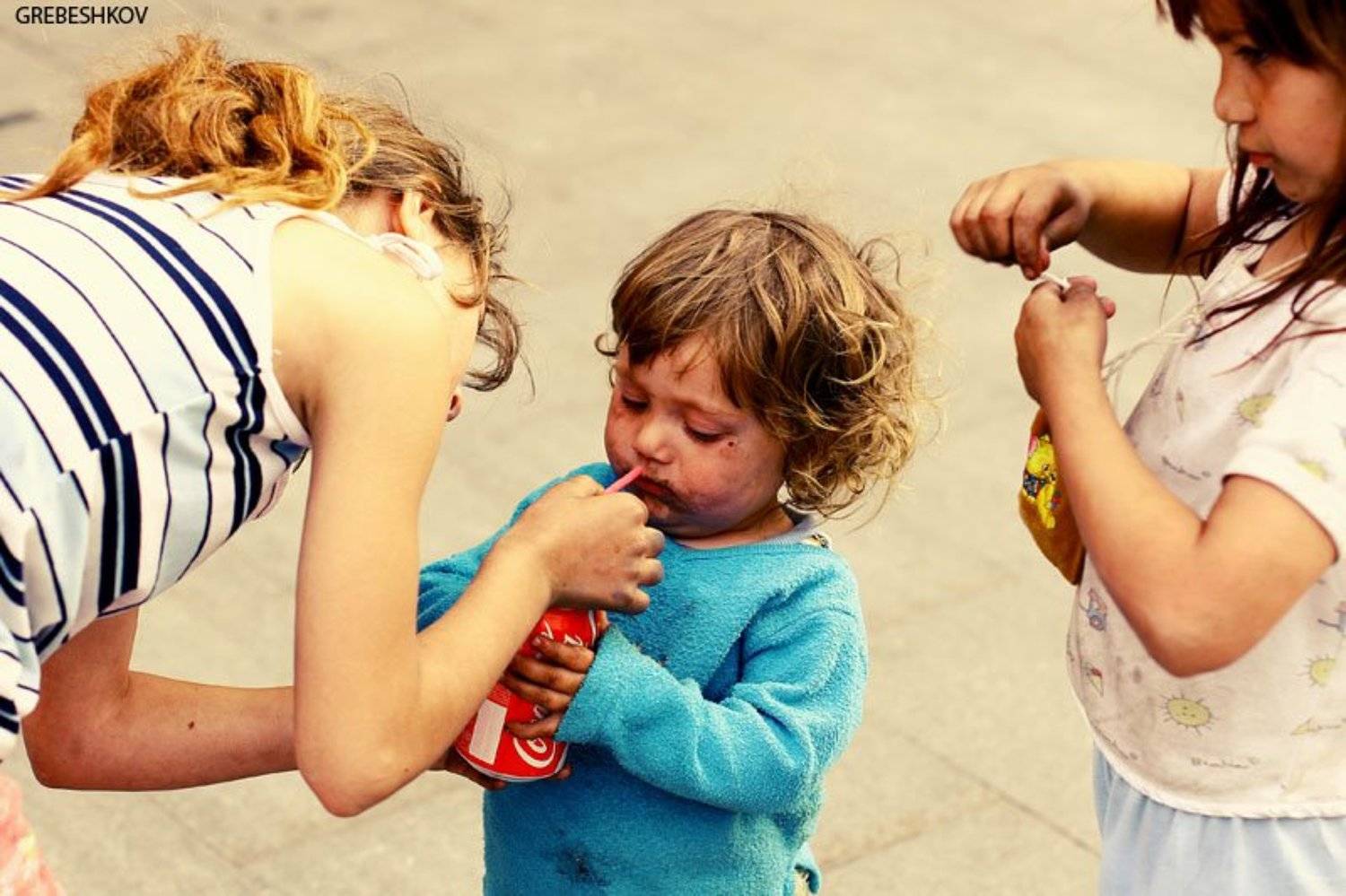 цыгане дети нищета бедность, Grebeshkov