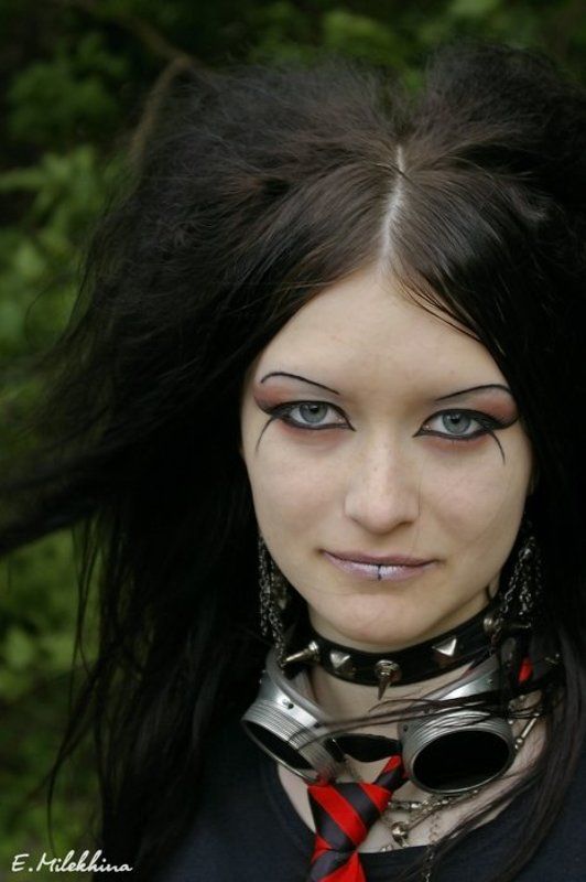 портрет, кибер, макияж +++ фото превью